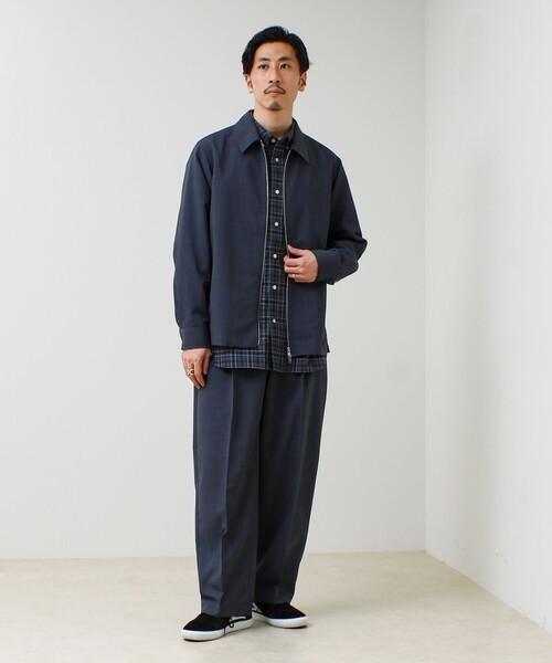 GLOSTER(グロスター)の「【セットアップ着用可能】ドライポリワイドパンツ(その他パンツ・メンズ・チャコールグレー/ブラック/ネイビー・L/M/S)」の10枚目の写真