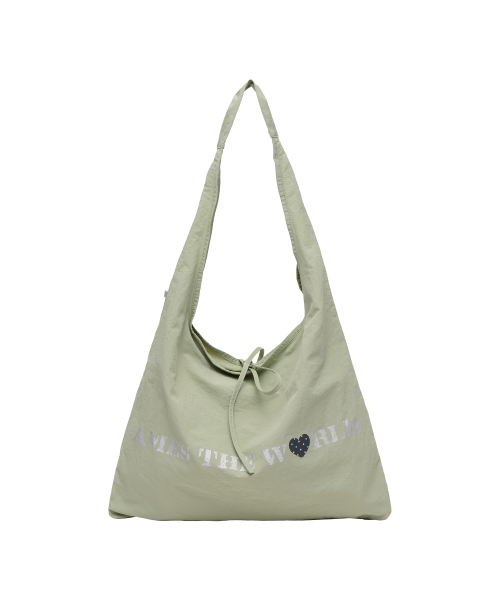 AMESWORLDWIDE（アメスワールドワイド）の「LETTERING CASUAL HOBO BAG GREEN（ショルダーバッグ・レディース・その他・FREE）」の9枚目の写真