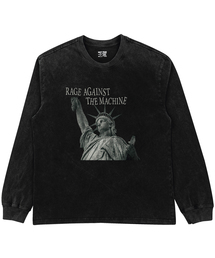 NAVYTEAM（ネイビーチーム）の「RAGE AGAINST THE MACHINE ピグメントダイングロングTシャツ（Tシャツ/カットソー）」