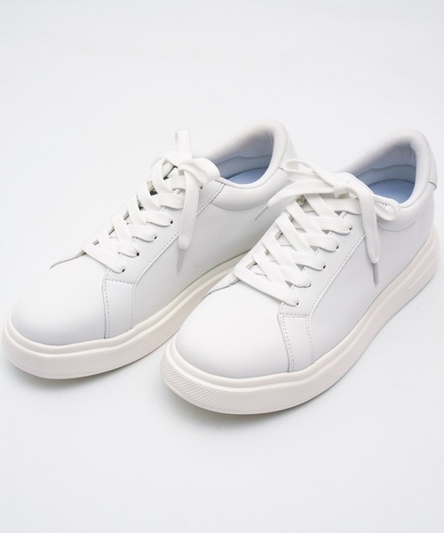 jiggys shop(ジギーズショップ)の「シークレットスニーカー 8cmUP 調節可能(スニーカー・メンズ・ホワイト・25.0cm/24.0cm/27.0cm/26.0cm)」の1枚目の写真