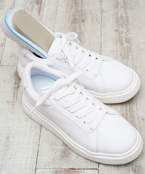 jiggys shop(ジギーズショップ)の「シークレットスニーカー 8cmUP 調節可能(スニーカー・メンズ・ホワイト・25.0cm/24.0cm/27.0cm/26.0cm)」の8枚目の写真