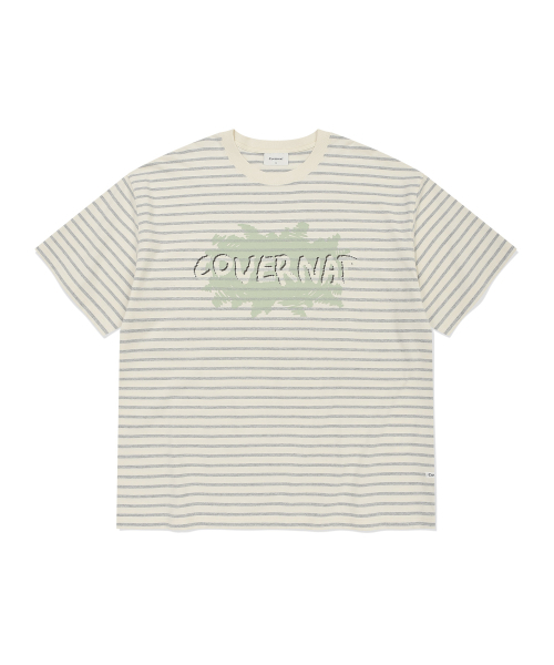 COVERNAT(カバーナット)の「マルチストライプグラフィックTシャツアイボリー(Tシャツ/カットソー・メンズ・その他・X-SMALL/SMALL/MEDIUM/LARGE/X-LARGE/XX-LARGE)」の11枚目の写真
