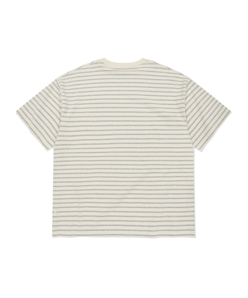 COVERNAT(カバーナット)の「マルチストライプグラフィックTシャツアイボリー(Tシャツ/カットソー・メンズ・その他・X-SMALL/SMALL/MEDIUM/LARGE/X-LARGE/XX-LARGE)」の10枚目の写真