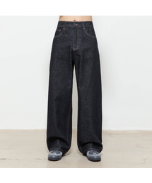 BEGIN202（ビギン202）の「[4カラー] ワイドセミフレアデニムパンツ（デニムパンツ）」