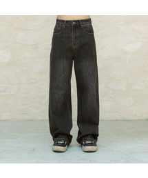BEGIN202（ビギン202）の「[4カラー] ワイドセミフレアデニムパンツ（デニムパンツ）」