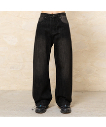 BEGIN202（ビギン202）の「[4カラー] ワイドセミフレアデニムパンツ（デニムパンツ）」