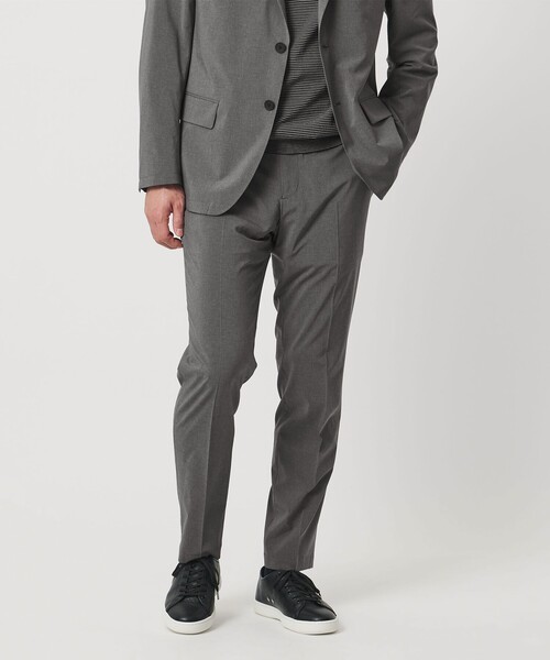 UNITED ARROWS（ユナイテッドアローズ）の「ライトパーテックス ノープリーツ パンツ UA COZY ウォッシャブル 2WAYストレッチ（スラックス・メンズ・ネイビー/ベージュ/グレー系・XXL/S/XXXL/XL/M/L）」の2枚目の写真