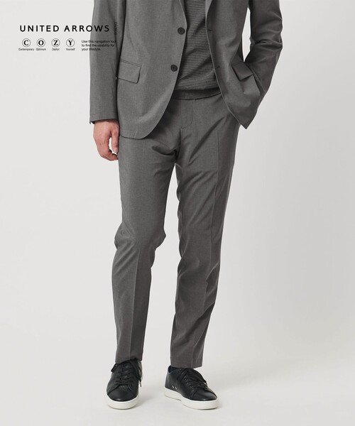 UNITED ARROWS(ユナイテッドアローズ)の「ライトパーテックス ノープリーツ パンツ UA COZY ウォッシャブル 2WAYストレッチ(スラックス・メンズ・ネイビー/ベージュ/グレー系・XXL/S/XXXL/XL/M/L)」の4枚目の写真