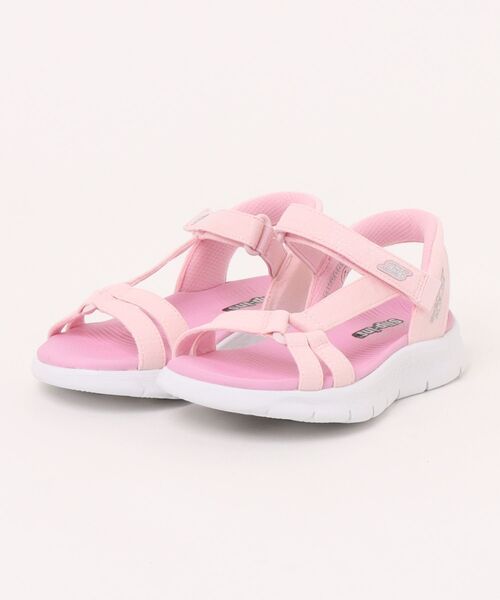 SKECHERS(スケッチャーズ)の「【SKECHERS】スケッチャーズ Slip-ins:Go Walk Flex Sandal-Lots of Sole(スリップインズ:ゴーウォーク フレックス サンダル - ロッツ オブ ソル)303028L スポーツサンダル(サンダル・キッズ・ライトピンク/マルチ・17.0cm/18.0cm/19.0cm/20.0cm/21.0cm/22.0cm/23.0cm)」の1枚目の写真