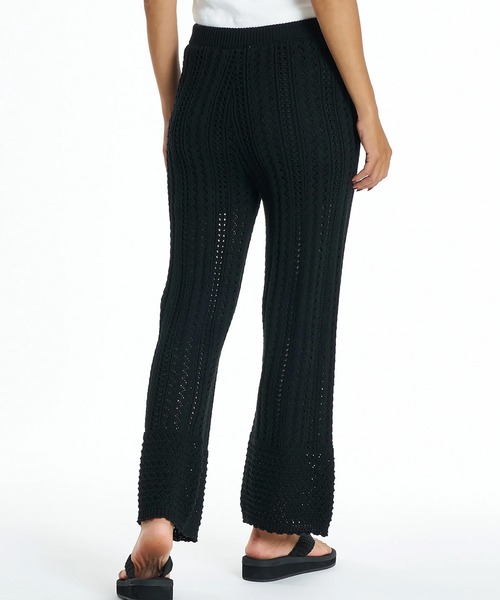ROXY(ロキシー)の「ROXY/ロキシー ロングパンツ ニットパンツ セットアップ対応 TIDE OVER PANTS RPT262050(その他パンツ・レディース・ブラック/キナリ・M/L)」の10枚目の写真