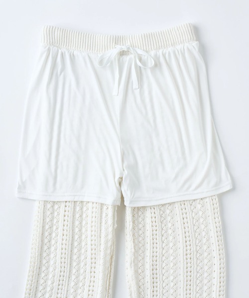 ROXY(ロキシー)の「ROXY/ロキシー ロングパンツ ニットパンツ セットアップ対応 TIDE OVER PANTS RPT262050(その他パンツ・レディース・ブラック/キナリ・M/L)」の8枚目の写真