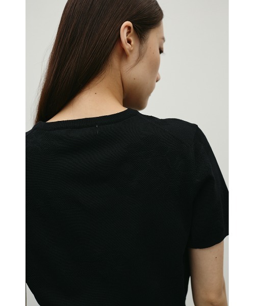 STYLEMIXER(スタイルミキサー)の「フラワージャガードニット(ニット/セーター・レディース・オレンジ系その他/ブラック/ホワイト・FREE)」の8枚目の写真