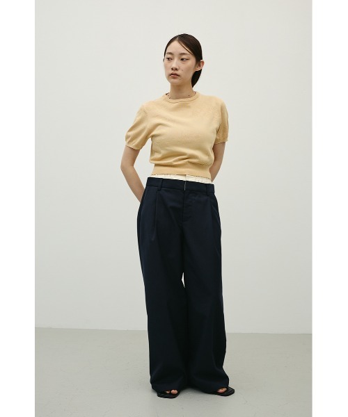 STYLEMIXER(スタイルミキサー)の「フラワージャガードニット(ニット/セーター・レディース・オレンジ系その他/ブラック/ホワイト・FREE)」の11枚目の写真