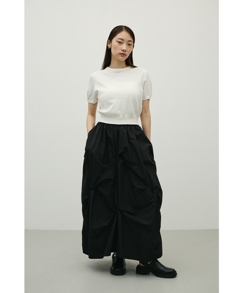 STYLEMIXER(スタイルミキサー)の「フラワージャガードニット(ニット/セーター・レディース・オレンジ系その他/ブラック/ホワイト・FREE)」の20枚目の写真
