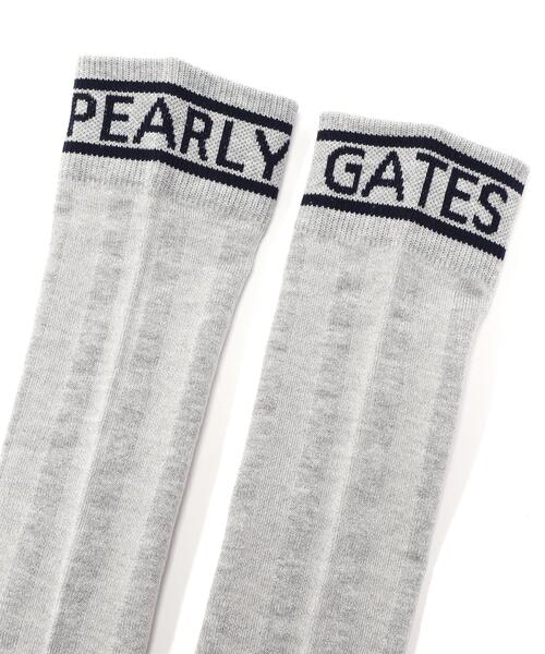 PEARLY GATES(パーリーゲイツ)の「【PEARLY GATES】透かし柄ハイSOX(ソックス/靴下・レディース・グレー/ホワイト/ネイビー・FREE)」の4枚目の写真