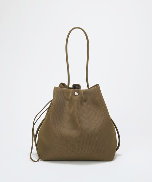 Breath TOPKAPI(ブレストプカピ)の「【Breath TOPKAPI】メッシュ 2way ビッグ ワンハンドル ショルダーバッグ(ショルダーバッグ・レディース・ブラック/グレイッシュブルー/グレー×ピンク/エメラルド/カーキ・FREE)」の3枚目の写真