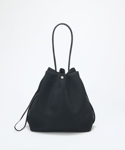 Breath TOPKAPI(ブレストプカピ)の「【Breath TOPKAPI】メッシュ 2way ビッグ ワンハンドル ショルダーバッグ(ショルダーバッグ・レディース・ブラック/グレイッシュブルー/グレー×ピンク/エメラルド/カーキ・FREE)」の1枚目の写真