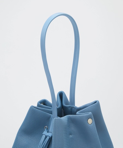 Breath TOPKAPI(ブレストプカピ)の「【Breath TOPKAPI】メッシュ 2way ビッグ ワンハンドル ショルダーバッグ(ショルダーバッグ・レディース・ブラック/グレイッシュブルー/グレー×ピンク/エメラルド/カーキ・FREE)」の16枚目の写真