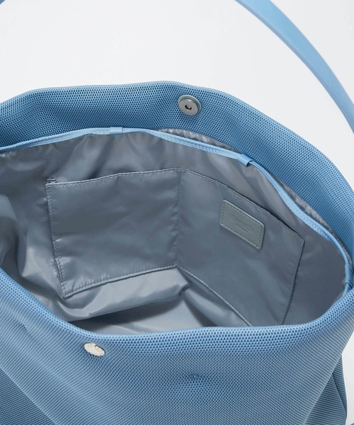 Breath TOPKAPI(ブレストプカピ)の「【Breath TOPKAPI】メッシュ 2way ビッグ ワンハンドル ショルダーバッグ(ショルダーバッグ・レディース・ブラック/グレイッシュブルー/グレー×ピンク/エメラルド/カーキ・FREE)」の9枚目の写真