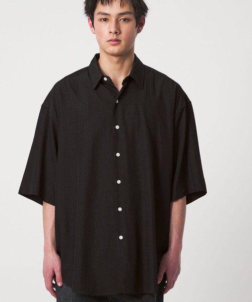 CITEN(シテン)の「<CITEN>フェードツイルビッグシャツ(シャツ/ブラウス・メンズ・ブラック/グレー・L/M)」の1枚目の写真