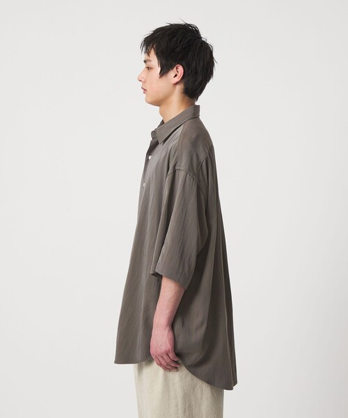 CITEN(シテン)の「<CITEN>フェードツイルビッグシャツ(シャツ/ブラウス・メンズ・ブラック/グレー・L/M)」の8枚目の写真