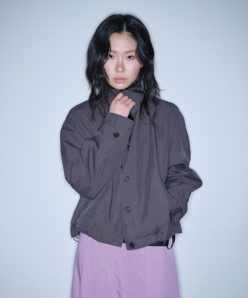 HOMEBODY THINGS(ホームバディ ティングズ)の「Stand Collar Jacket (CHARCOAL)(ブルゾン・レディース・その他・FREE)」の5枚目の写真