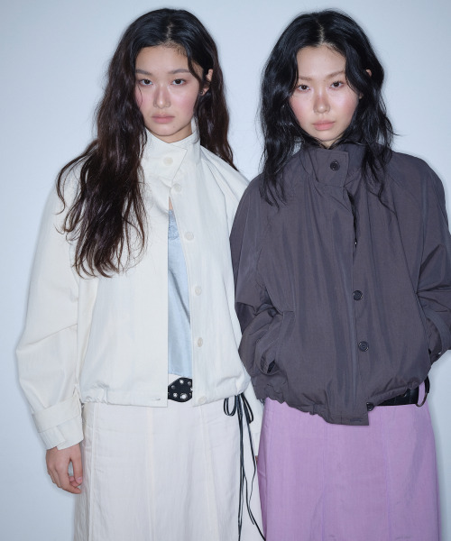 HOMEBODY THINGS(ホームバディ ティングズ)の「Stand Collar Jacket (CHARCOAL)(ブルゾン・レディース・その他・FREE)」の6枚目の写真