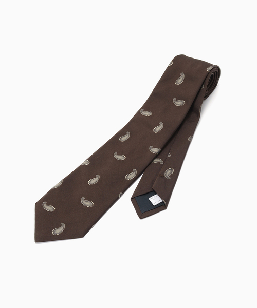 EDIFICE(エディフィス)の「AX Classico Seta ペイズリータイ(ネクタイ・メンズ・ブラウン/ネイビー・FREE)」の3枚目の写真