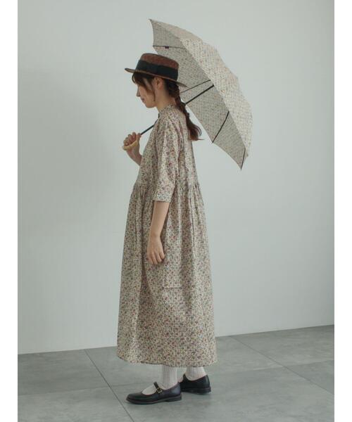 TSUHARU by Samansa Mos2（ツハルバイサマンサモスモス）の「【LIBERTY FABRICS】Botanical Language柄ワンピース（ワンピース・レディース・キナリ/ブルー・F）」の14枚目の写真