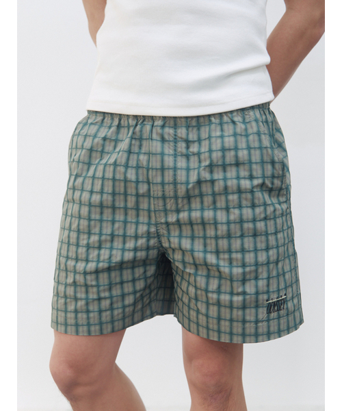 KIJUN MEN(キジュンメンズ)の「Check Shorts Green(その他パンツ・メンズ・その他・MEDIUM/LARGE)」の1枚目の写真