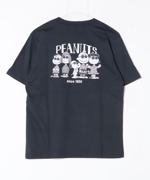 PEANUTS(ピーナッツ)の「PEANUTSプリントTシャツ 半袖(Tシャツ/カットソー・レディース・オフホワイト/グレイッシュベージュ/オートミール/ネイビー/ライトカーキ/ブラック・L/M/LL)」の9枚目の写真