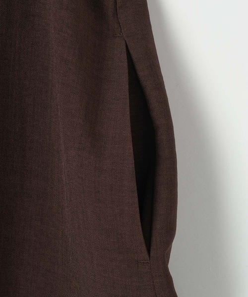 LEPSIM(レプシィム)の「《リネンライクドライシリーズ》キャミサロペット 637687(サロペット/オーバーオール・レディース・ブラック/ブラウン/ベージュ・FREE)」の8枚目の写真