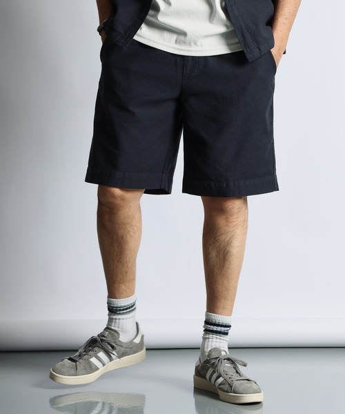 The DUFFER of ST.GEORGE(ザダファーオブセントジョージ)の「UNCUT CORDUROY SHORTS:セットアップ対応 アンカットコーデュロイ ショートパンツ(その他パンツ・メンズ・ホワイト/ライトブルー/ネイビー・MEDIUM/X-LARGE/LARGE)」の8枚目の写真