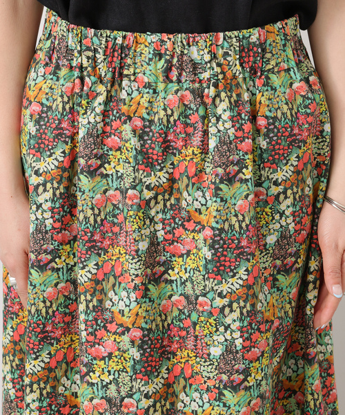 JOURNAL STANDARD LUXE（ジャーナルスタンダード　ラックス）の「リバティフラワー スカート（スカート・レディース・カーキ・FREE）」の8枚目の写真