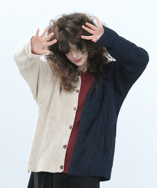 bedsidedrama(ベットサイドドラマ)の「BEDSIDEDRAMA/ベッドサイドドラマ/Triple Fragment Cardigan(カーディガン/ボレロ・レディース・ブラック/グレー/ネイビー・2/1)」の3枚目の写真