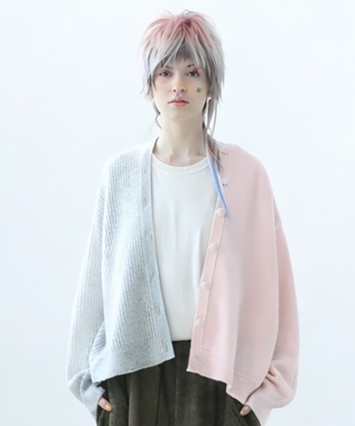bedsidedrama(ベットサイドドラマ)の「BEDSIDEDRAMA/ベッドサイドドラマ/Triple Fragment Cardigan(カーディガン/ボレロ・レディース・ブラック/グレー/ネイビー・2/1)」の1枚目の写真