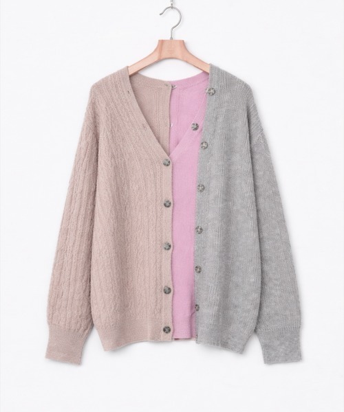 bedsidedrama(ベットサイドドラマ)の「BEDSIDEDRAMA/ベッドサイドドラマ/Triple Fragment Cardigan(カーディガン/ボレロ・レディース・ブラック/グレー/ネイビー・2/1)」の9枚目の写真