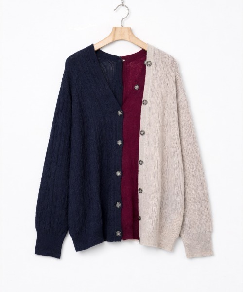 bedsidedrama(ベットサイドドラマ)の「BEDSIDEDRAMA/ベッドサイドドラマ/Triple Fragment Cardigan(カーディガン/ボレロ・レディース・ブラック/グレー/ネイビー・2/1)」の11枚目の写真