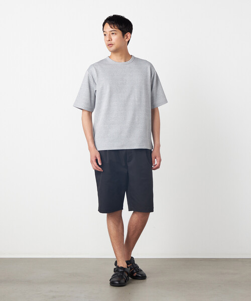 COMME CA ISM(コムサイズム)の「チェックジャガードTシャツ(Tシャツ/カットソー・メンズ・ライトグレー/ホワイト/ブルー/チャコール・LARGE/MEDIUM)」の9枚目の写真