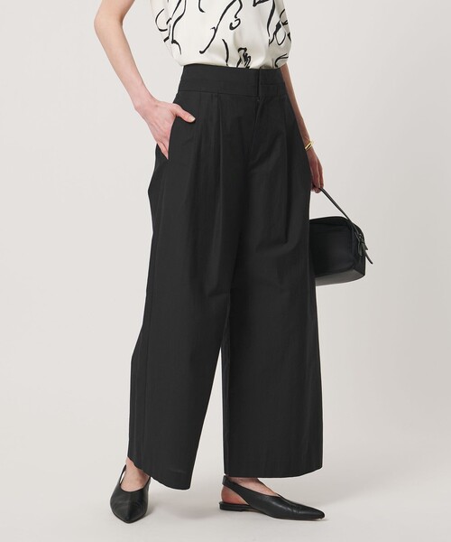 UNITED ARROWS（ユナイテッドアローズ）の「MANTECO POP ワイドパンツ（その他パンツ・レディース・その他7/クリーム/ブラック/ダークブラウン・38/36）」の2枚目の写真