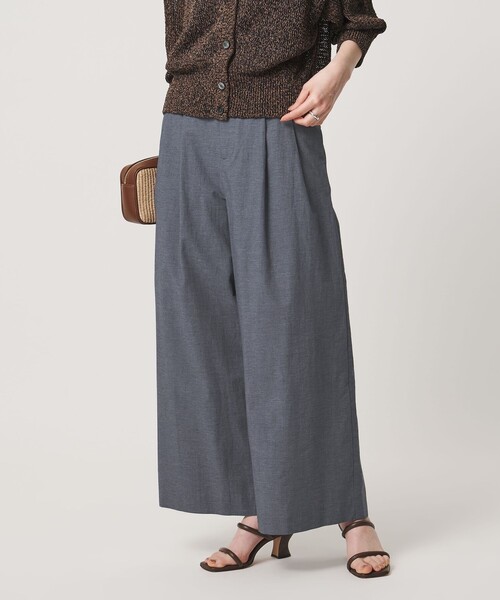 UNITED ARROWS（ユナイテッドアローズ）の「MANTECO POP ワイドパンツ（その他パンツ・レディース・その他7/クリーム/ブラック/ダークブラウン・38/36）」の5枚目の写真