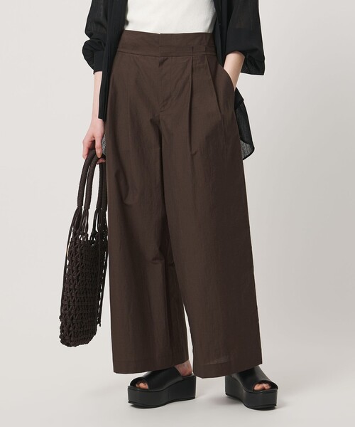 UNITED ARROWS（ユナイテッドアローズ）の「MANTECO POP ワイドパンツ（その他パンツ・レディース・その他7/クリーム/ブラック/ダークブラウン・38/36）」の12枚目の写真