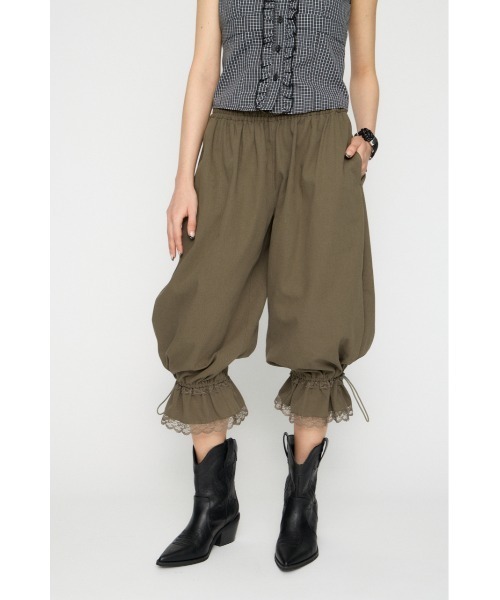 LAGUA GEM（ラグアジェム）の「MILITARY DRAWERS パンツ（その他パンツ・レディース・ブラック/カーキ/ホワイト・SMALL/MEDIUM）」の3枚目の写真