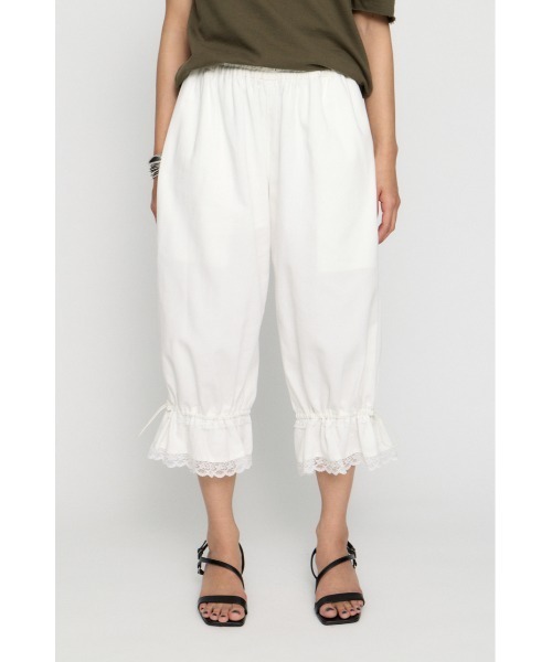 LAGUA GEM（ラグアジェム）の「MILITARY DRAWERS パンツ（その他パンツ・レディース・ブラック/カーキ/ホワイト・SMALL/MEDIUM）」の11枚目の写真