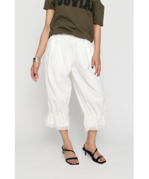 LAGUA GEM（ラグアジェム）の「MILITARY DRAWERS パンツ（その他パンツ・レディース・ブラック/カーキ/ホワイト・SMALL/MEDIUM）」の12枚目の写真