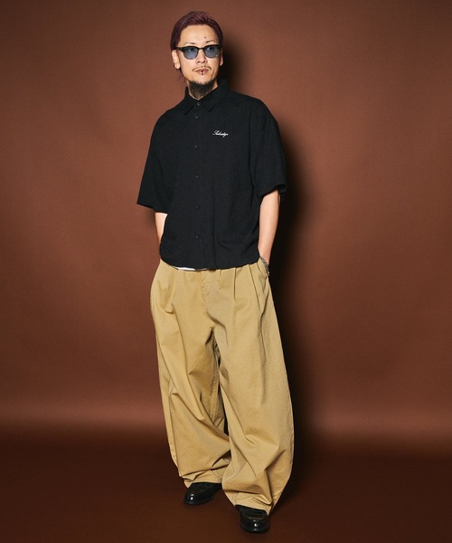 Subciety(サブサエティ)の「Flower jacquard shirt(シャツ/ブラウス・メンズ・イエロー/ミント/ブラック・SMALL/X-LARGE/LARGE/MEDIUM)」の20枚目の写真