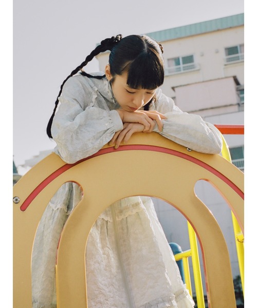 merry jenny（メリージェニー）の「ジャガードフードミニワンピース（ワンピース・レディース・オフホワイト/ミント/ピンク・FREE）」の20枚目の写真