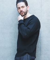 MR.OLIVE | RUGGED DOUBLE YARN WAFFLE / OUTRIDER CREW JERSEY /M263112(Tシャツ/カットソー)
