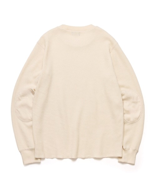MR.OLIVE（ミスターオリーブ）の「RUGGED DOUBLE YARN WAFFLE / OUTRIDER CREW JERSEY /M263112（Tシャツ/カットソー・メンズ・ブラック/ナチュラル・MEDIUM/LARGE）」の8枚目の写真