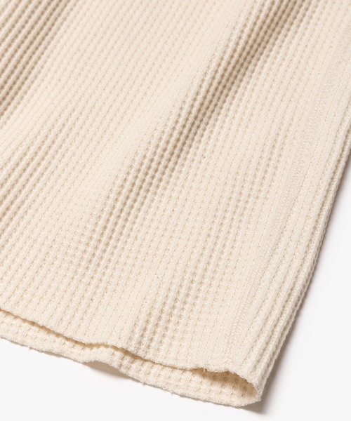 MR.OLIVE（ミスターオリーブ）の「RUGGED DOUBLE YARN WAFFLE / OUTRIDER CREW JERSEY /M263112（Tシャツ/カットソー・メンズ・ブラック/ナチュラル・MEDIUM/LARGE）」の14枚目の写真